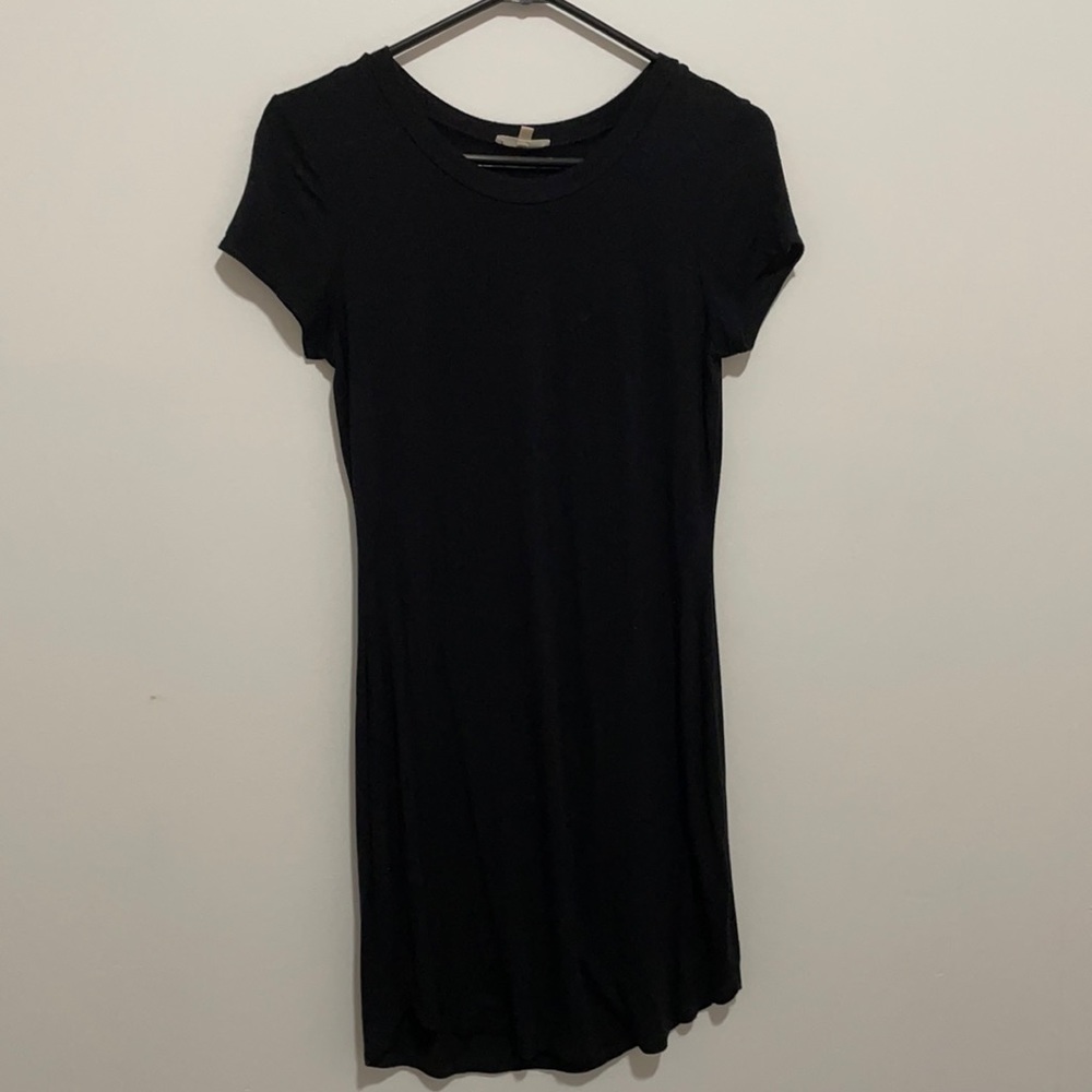 Black t-shirt dress